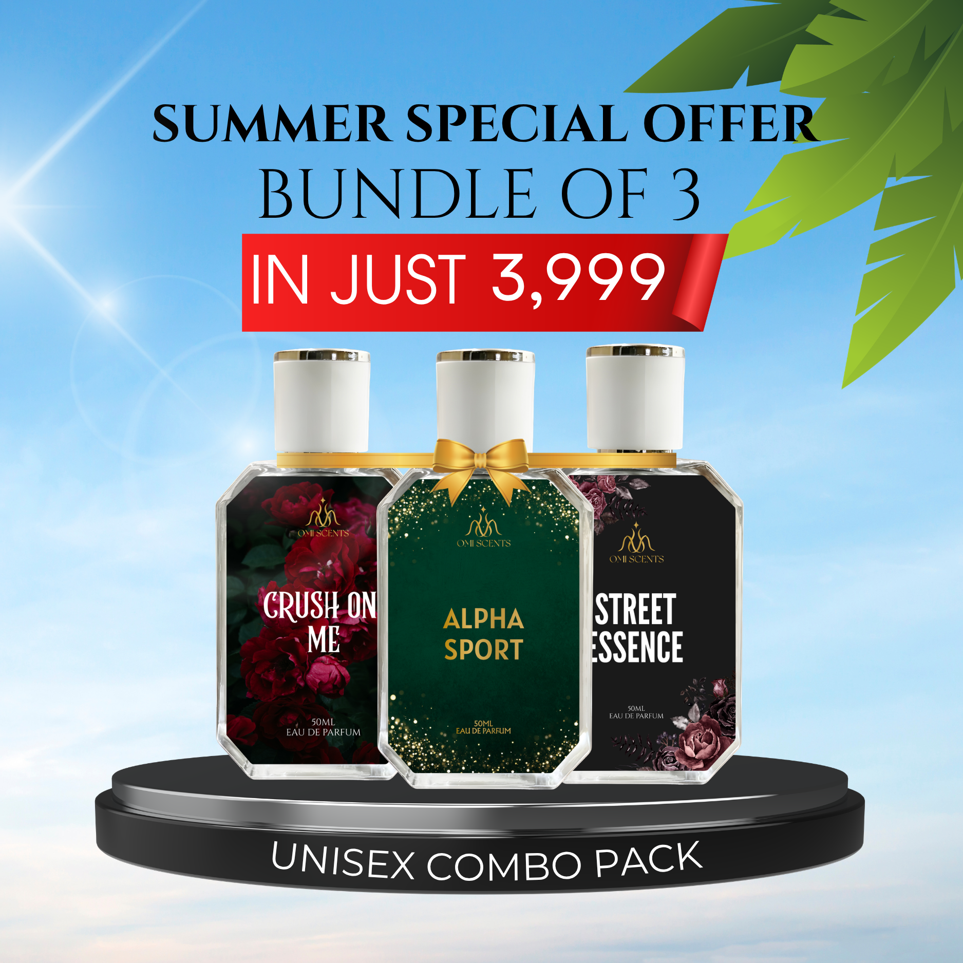 Crush On Me + Alpha Sport + Street Essence – Unisex Summer Bundle