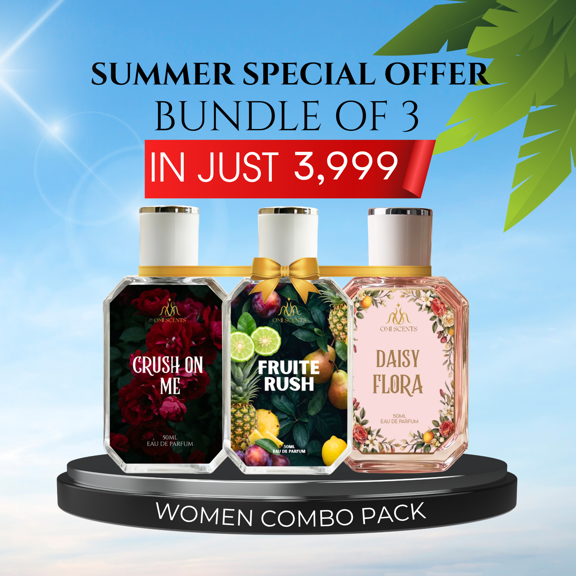 Crush On Me + Fruite Rush + Daisy Flora – Women's Summer Bundle